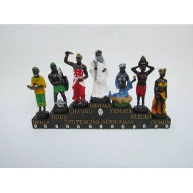 New 7 African Powers Orisha Statue IFA / Estatua 7 Potencias Africanas Santeria