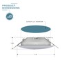 Manufacturers' Select ITC Radiance RV LED Overhead Light Glass Lens