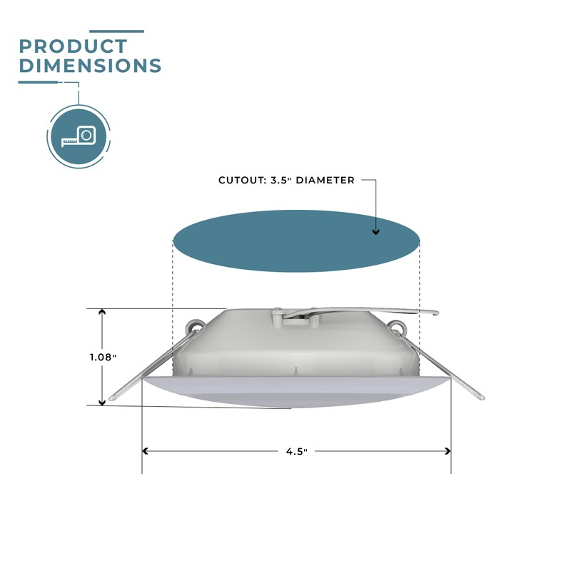 Manufacturers' Select ITC Radiance RV LED Overhead Light Glass Lens
