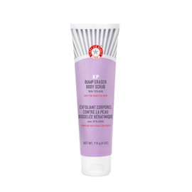 First Aid Beauty First Aid Beauty - KP Bump Eraser Body Scrub with 10% AHA, Keratosis Pilaris Skin Exfoliater with Glycolic and Lactic acids, Helps Reduce Chicken Skin Bumps, Safe for Sensitive Skin, 4 oz