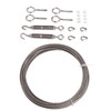 Strings Light Hanging Kit Stainless Steel PVC Coating Turnbuckle Wire