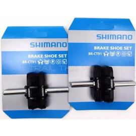 Shimano 2 Shimano BR-CT91  Brake Pads Altus Smooth Post Cantilever MTB Bike Shoes Pack