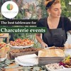 Charity Leaf Disposable Palm Leaf 9" Round Plates (200 pieces)