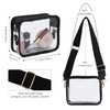 Oweisong Clear Bag for Stadium Events Women Stadium Approved Crossbody
