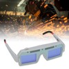 Solar Welding Glasses Auto Darkening UV Proof Adjustable Lampshade Safety