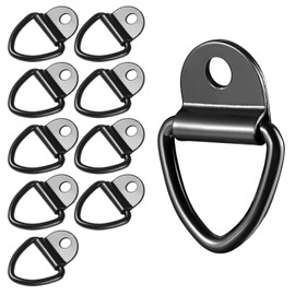V-shaped Mounting Ring, Lashing Ring, Strap Holder, 450 kg, Folding Rings, Heavy Duty Construction Rings for Trailers, Lorries, Cars, Trucks, Boats, Kayaks, Trailers
