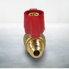 Midline Valve GASLxL3838 Premium Brass Gas Ball Valve, with 3/8