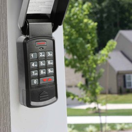 Garage Sync 2 Replacement Garage Door Opener Wireless Wall Keypad Black for Genie GK-R