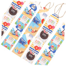 MAGICLULU 60Pcs Summer Tags for Party Decoration Festive Hanging Labels for Happy Holiday Celebrations for DIY Summer Decor and Themed Events