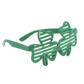 Topfunyy St Patrick's Day Glasses Irish Shamrock Sunglasses Photo Props Eyewear Costume Accessory for St Patrick's Day Party Supplies