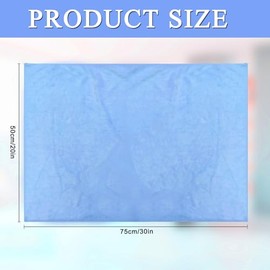 6 Piezas Paños de Limpieza de Microfibra Extra Grandes, 51 x 76 cm Lavables Reutilizables Paños Grandes para Piso, Toallas de Microfibra para Trapeador Limpieza Oficina Baños Limpieza del Hogar