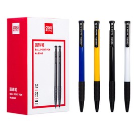 FEIFEI'S BOW 36PCS Ballpoint Pens, Everyday Retractable Pens with Fine Point (0.7 mm), Ideal for School and Office, Black ink Party Favour Bag Fillers (Set 01)