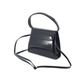 LONI Clutch Handbag for Women | Shoulder & Top-Handle Grab Handbag | Nude Taupe Patent leather Bag for Wedding & Prom