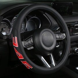 Microfiber Leather Steering Wheel Cover 15inch Breathable Compatible with Challenger Charger Durango 300C 345 Car Accessories