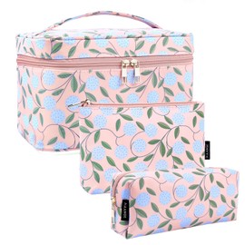 MAANGE 3PCS Makeup Bag Waterproof Travel Cosmetic Bag Portable Makeup Organizer Bag Large Capacity Toiletry Bag Multifunctional Storage Make Up Bag for Women Girls