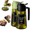 CXINYI 2-in-1 Olive Oil Dispenser and Sprayer - Black &