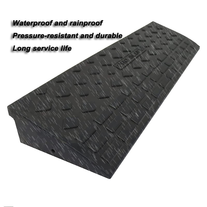 TECHTONGDA Rubber Curb Ramp, Heavy Duty 22000lbs (10 Ton) Weight