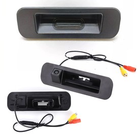 Car Trunk Grip Rear View Camera Night Vision Car Reversing Camera for Vauxhall Astra J Caravan Box Estate Notchback P10 GTC/Insignia B Sports Tourer Z18/Zafira Tourer C Van P12/Vauxhall Zafira MK 3