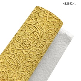 30cmx135cm Roll Solid Colored Flower Embossed Faux Leather Leatherette Fabric Synthetic Leather for Diy Making Bag Shoes CraftsColor: XHT-412192-1
