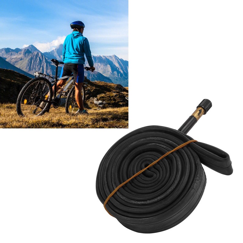 2 Pack 700x23C Bike Inner Tube 48mm Schrader Valve Butyl