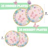 Butterfly Plates and Napkins Party Supplies (100Pcs) Butterfly Paper Plates,