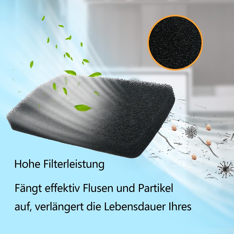 Schwammfilter für Miele Trockner Ersatzteilnummer: 09854412