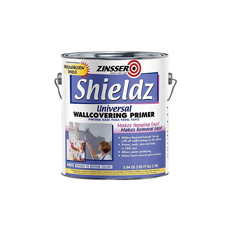 1 gal Zinsser 02501 White Zinsser, Shieldz Universal Wallcovering Primer