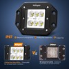 Nilight 2PCS 18W Flood Flush Mount LED Work Light Fog