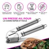 Stainless Steel Manual Garlic Press - The perfect professional gadget
