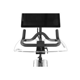 TFD The TrayV2 | Improved V2 Tray for Peloton Bike (orginals) - Work & Ride with Your Phone, Laptop, Book or Tablet (Black) (Tray V2, Acrylic Clear)