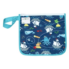 green sprouts Reusable Insulated Sandwich Bag, Holds Food, Utensils, Wipes and More, Keeps Food Fresh, Food-Safe, Waterproof, Easy-Clean Material