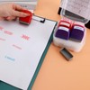 Self Inking Stampp Set 6 Pack - Red & Blue