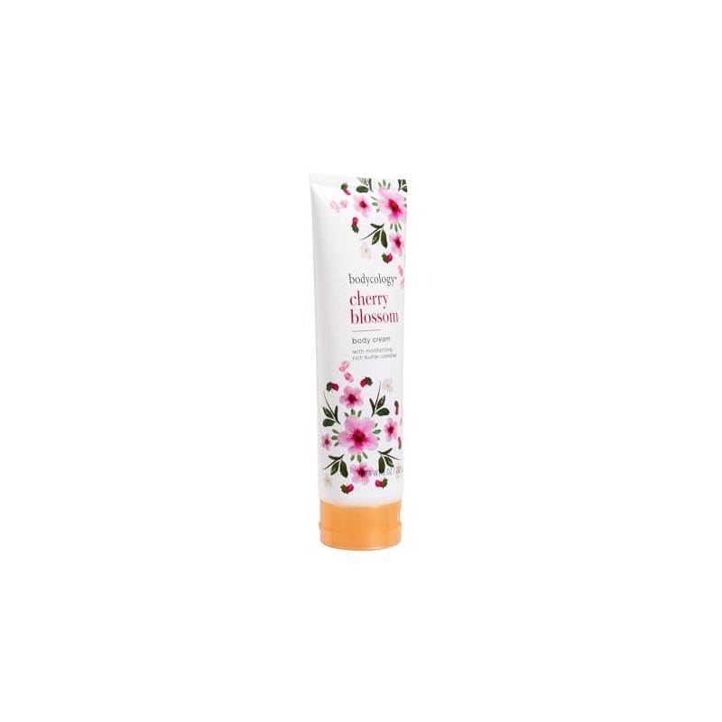 Bodycology Cherry Blossom Moisturizing Body Cream para Mujer, 8 Oz/227