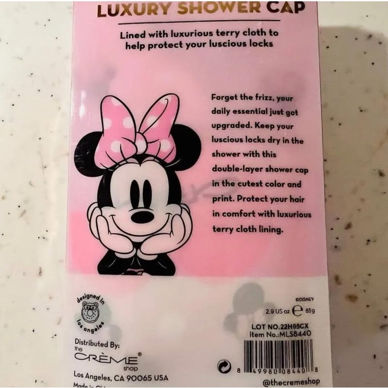 The Crme Shop Luxury Pink Silk Shower Cap