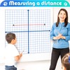 Teling 24 Pieces Jumbo Magnetic XY Coordinate Dry Erase Grid