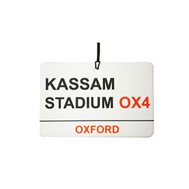 Ali Air Freshener Oxford/Kassam Stadium Street Sign Car Air Freshener