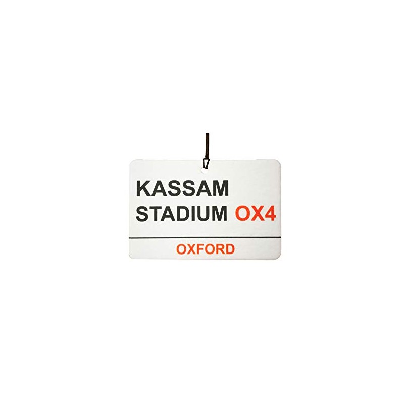 Ali Air Freshener Oxford/Kassam Stadium Street Sign Car Air Freshener
