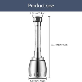 Tap Extender for Kitchen Sink, 360° Swivel Universal Tap Extender, Kitchen Faucet Extender with 3 Water Modes, Tap Adapter for Bathroom Toilet Kitchen