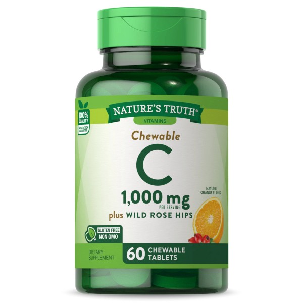 Nature's Truth Vitamin C 1000mg with Rose Hips | 60
