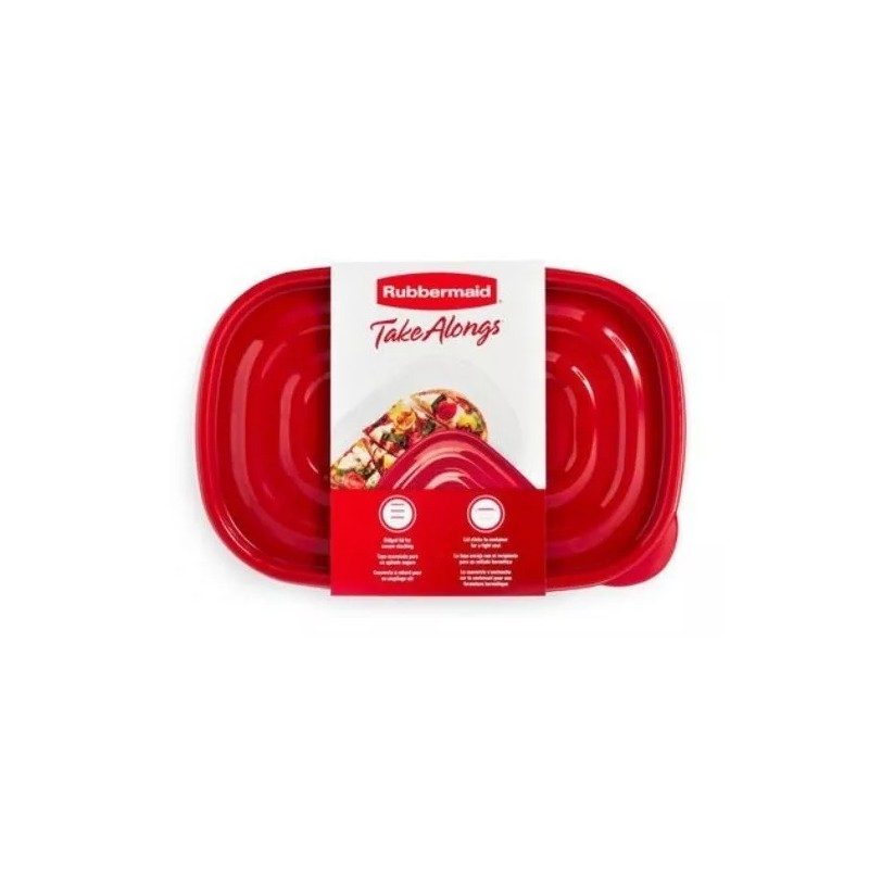 Rubbermaid® Home 3pz Recipiente-tapa Alimentos Rubbermaid® Plástico, 4.0 Tz