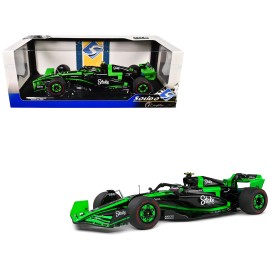 DCD Kick Sauber C44 #24 Diecast Toy Zhou Guanyu's Formula One F1 Car for Bahrain GP 2024 Series 1/18 Competition Model