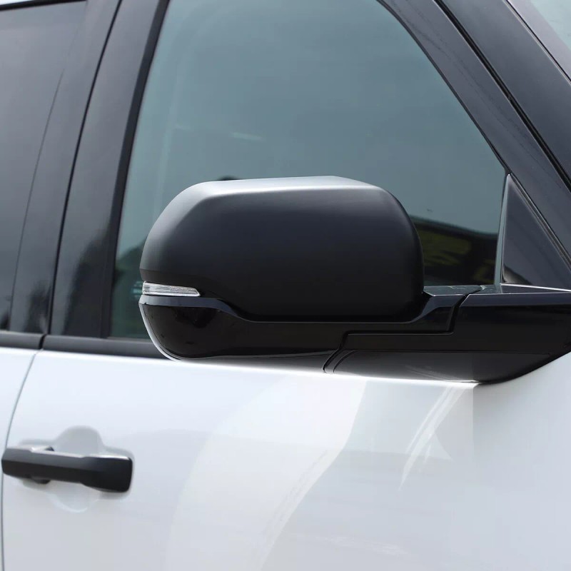 autotrim000 Matte Black Side Rearview Mirror Guard Cover Trim Set