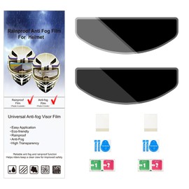 NOUKAJU Universal Motorcycle Helmet Anti Fog Visor, Helmet Face Visor,Anti Fog,Anti-Glare, Motorcycle Helmet Shield, High Light Transmittance(2pack)
