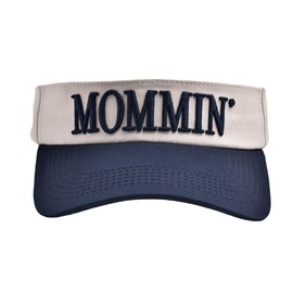 Funny Mommin Empty Top Hat for Women Mama Too Busy to Care Truck Hat Embroidered Mom Sport Sun Visor Hats Cotton Baseball Cap Navy Blue
