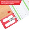 Track Saw Square with Edge Support, Guide Rail Square, Accurate