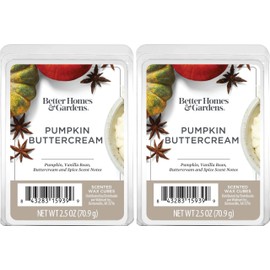 Better Homes and Gardens Scented Wax Cubes 2.5oz 2-Pack (Pumpkin Buttercream)