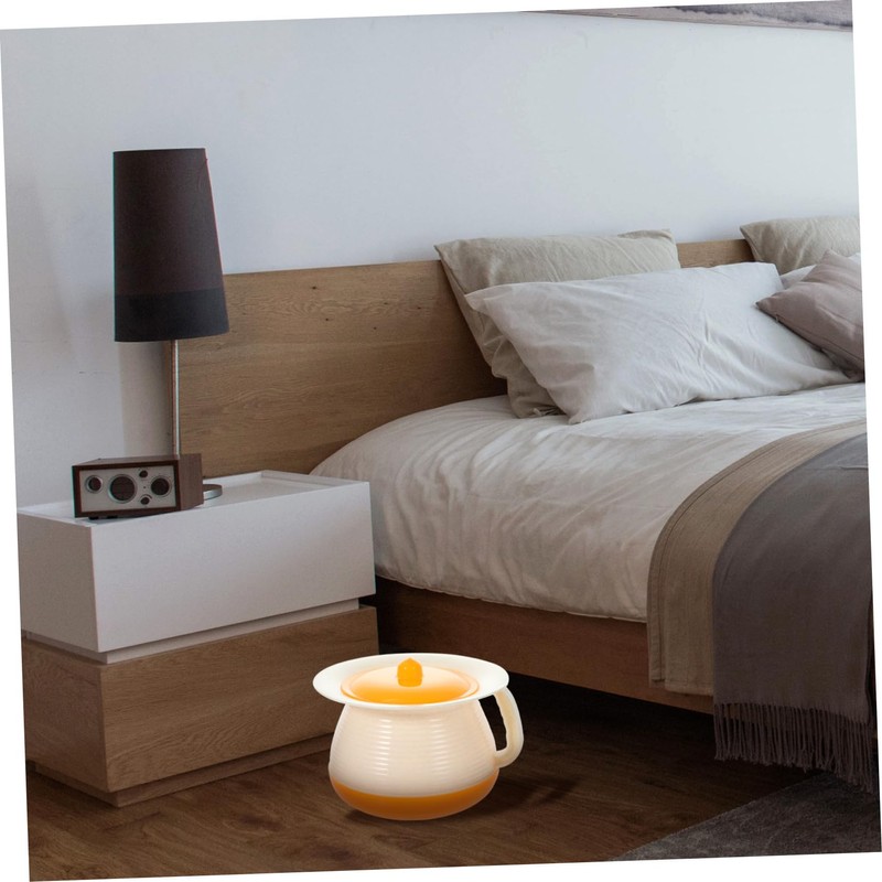 KOMBIUDA Portable Urine Pot Durable Household Spittoon for Men Women
