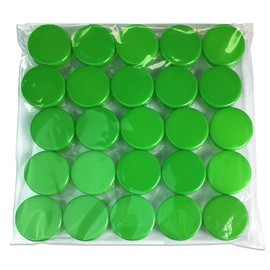 (25 Pieces Jars + Lid) Beauticom 3G/3ML Round Clear Jars with GREEN Screw Cap Lids for Scrubs, Oils, Toner, Salves, Creams, Lotions, Makeup Samples, Lip Balms - BPA Free