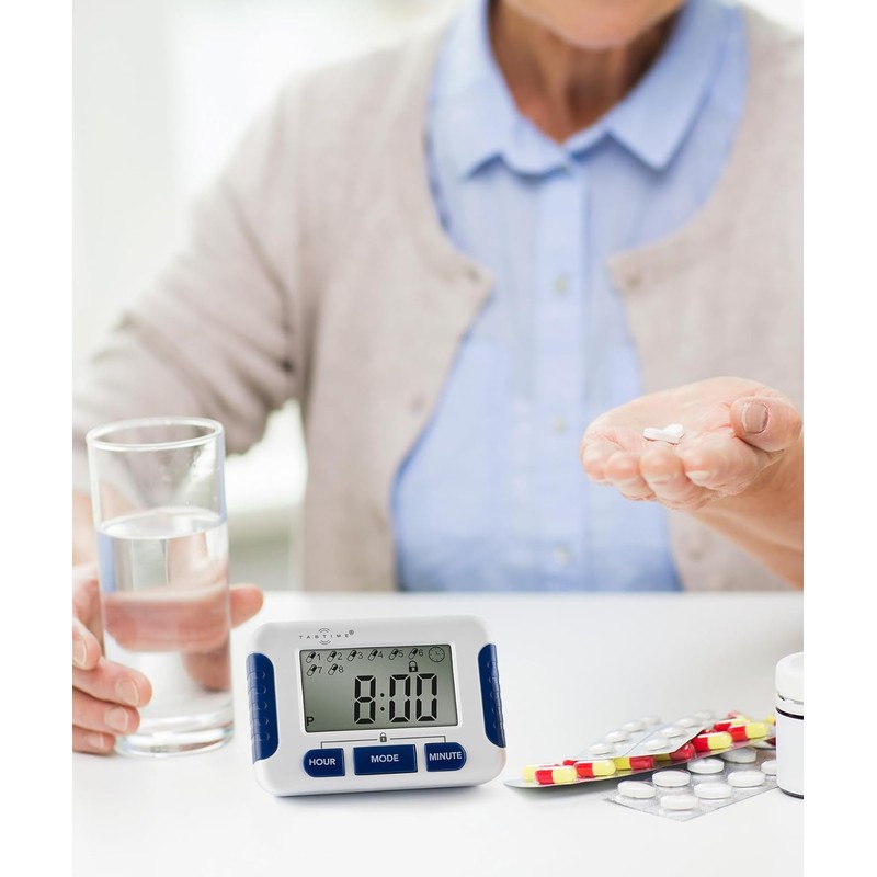 Pill Reminder with 8 Alarms per Day, Pill Tracker, Pill