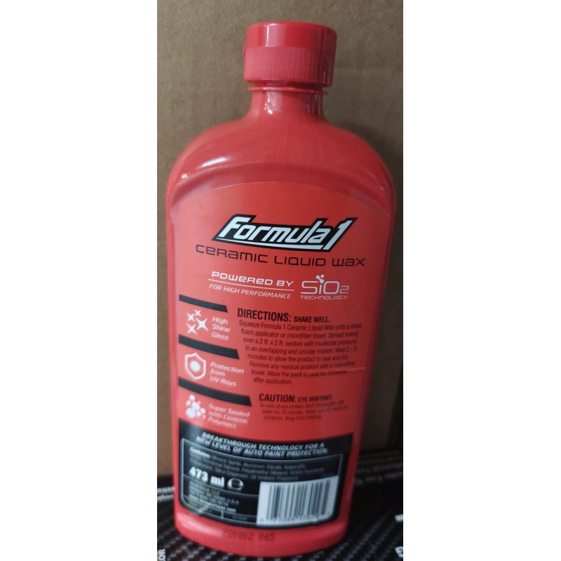 Formula 1 Ceramic Liquid Wax 16 oz - Ultimate Shine
